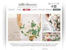 Tablet Screenshot of helloblossoms.com.au